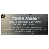 Large Group Of Studio Eguipment Including Radio Shack Microphone, Microphone Stand  And More