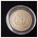 1893-CC Morgan Silver Dollar  90% Silver  Mint Mark CC  Carson City - Tax Exempt