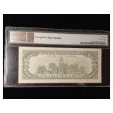 $100 1990 Federal Reserve Note Cleveland : Rickey Collection  Gem Uncirculated 66 EPQ  PMG Paper Money Guarantee -Tax Exempt