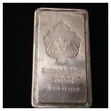 Scottsdale Mint Stacker 10 ounce Silver Bar  Tax Exempt - .999 Pure Silver
