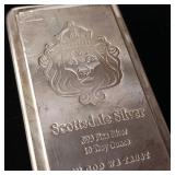 Scottsdale Mint Stacker 10 ounce Silver Bar  Tax Exempt - .999 Pure Silver