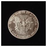 1987 Silver Eagle - 99.9% pure silver One Troy Ounce  - Like new uncirculated! TAX EXEMPT