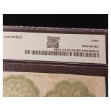 $5 Note 1857-58 Exchange Bank of Virginia  40 Extremely Fine  PMG Paper Money Gurarantee - TAX EXEMPT