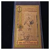 Nevada Goldback $1 Note  Contains 1:1000 Troy oz of 24Karat pure Gold - TAX EXEMPT