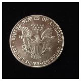 1987 Silver Eagle - 99.9% pure silver One Troy Ounce  in pristine condition - TAX EXEMPT