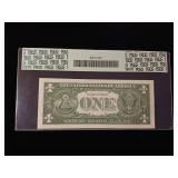 1957B - $1 Dollar Silver Certificate  Superb Gem New 67 PPQ PCGS Currency Rated -TAX EXEMPT