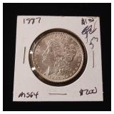 1887 Morgan Silver Dollar  90% Silver  MS64 - TAX EXEMPT