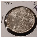 1887 Morgan Silver Dollar  90% Silver  MS64 - TAX EXEMPT