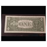 $1 Star Federal Reserve Note Year 2021  plus 5 zeroes for a full house! - TAX EXEMPT