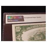 1950B - $10 Dollar Silver Certificate  64 Choice Uncirculated -  PMG Paper Money Guarantee - TAX EXEMPT