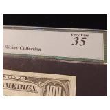 1990 $100 Federal Reserve Note  Very Fine 35 Legacy Currency Graders  The Rickey Collection - TAX EXEMPT