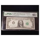 1963B Federal Reserve Note Richmond  65 EPQ Gem Uncirculated  PMG Paper Money Guarantee - TAX EXEMPT