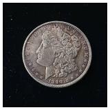 1890 Morgan Silver Dollar  90% Silver  in good circulated condition  - TAX EXEMPT