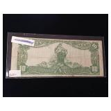 National Currency Drovers and Mechanics Ten Dollars  Baltimore  2499  Dated Dec 30, 1929  - TAX EXEMPT