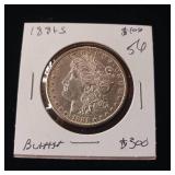 1881-S  Morgan Silver Dollar  90% Silver  Grade 56 - TAX EXEMPT