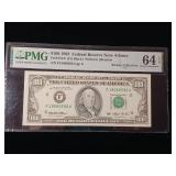 1993 $100 Federal Reserve Note Atlanta  64 Choice Uncirculated  PMG Paper Money Guarantee  Rickey Collection