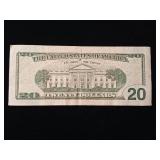Fancy 2013 $20 Federal Reserve Note  5 of a kind  Gem 45 Grade - TAX EXEMPT