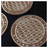 3 Uncirculated Bullion Coins  3 troy ounces total  OPM Metals  .999% Silver Tax Exempt - Made in the USA