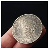 1921-D  Morgan Silver Dollar  90% Silver  Extra Fine - TAX EXEMPT