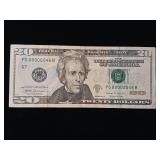 Extremely Cool! Fancy 2017-A Carranza / Mnuchin Very Fine FR#7001-G  Very Low serial number, see details - TAX EXEMPT