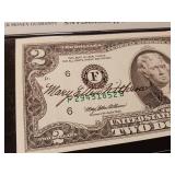 Courtesy Autograph - $2 1995 Federal Reserve Note Atlanta  65 EPQ Gem Uncirculated  PMG Paper Money Guarantee   - TAX EXEMPT
