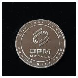 1 Uncirculated Bullion Coin  1 troy ounce total  OPM Metals  Tax Exempt .999% Silver - Made in the USA - TAX EXEMPT