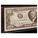 RARE ERROR BILL in very fine condition - 1977 Federal Reserve Note  Double Print  RARE! - TAX EXEMPT