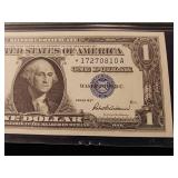 1957 Silver Certificate $1  PMG Graded Gem Uncirculated 65 EPQ - TAX EXEMPT