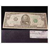 1981A Ortega/Regan  FR# 2121A  Fine $50 Note - TAX EXEMPT