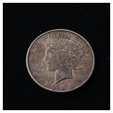 1923D Peace Silver Dollar  90% Silver (nicks see pics) - TAX EXEMPT