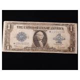 1923 Speelman/White One $1 Silver Paper Dollar  FR#237  Large SIZE Bill - TAX EXEMPT