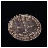 God Bless America Silver One Troy Ounce Bullion - .999% Tax Exempt - TAX EXEMPT