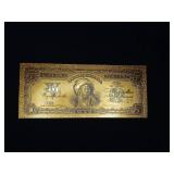 Nevada Goldback $5 Note  Contains 1:1000 Troy oz of 24Karat pure Gold - TAX EXEMPT