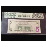 2006 - $5 Dollar Federal Reserve Star Note Superb Gem New 67 PPQ PCGS Currency Rated  TAX EXEMPT