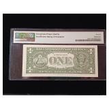 ERROR!  Insufficient Inking Error  2003 $1 Federal Reserve Note San Francisco  66 EPQ Gem Uncirculated  PMG Paper Money Guarantee  - TAX EXEMPT