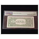 2009 $1 Federal Reserve Note San Francisco  68 EPQ Superb Gem Uncirculated  PMG Paper Money Guarantee  - TAX EXEMPT