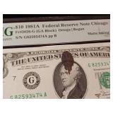 Matte Inking Error:  1981A Federal Reserve $10 Note Chicago  64 EPQ Choice Uncirculated  PMG Paper Money Guarantee  - TAX EXEMPT