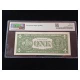 Fancy (3 pairs) 1957 - $1 Dollar Silver Certificate Gem Uncirculated 66 PPQ PMG Rated  TAX EXEMPT