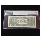 2017A Federal Reserve $1 Note San Francisco  67 EPQ Superb Gem Uncirculated  PMG Paper Money Guarantee  Radar Serial Number  - TAX EXEMPT