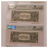 6 Notes in SERIES:  1969A $1 Federal Reserve Notes Richmone  67 EPQ Superb Gem Uncirculated  PMG Paper Money Guarantee  - TAX EXEMPT  6 notes total