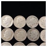 90% Silver Dimes - 20 Coins Total  2 Dollars Face Value  Tax Exempt Constitutional Currency  includes 2 Mercury Dimes