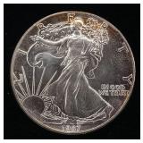 1987 Silver Eagle - 99.9% pure silver One Troy Ounce  - Like new uncirculated! TAX EXEMPT  Bright and detailed