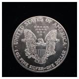 1987 Silver Eagle - 99.9% pure silver One Troy Ounce  -  TAX EXEMPT