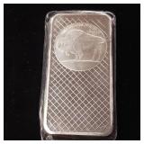 10 Ounce Silver Bar  Buffalo Head - .999 Pure Silver  Tax Exempt