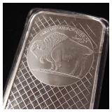 10 Ounce Silver Bar  Buffalo Head - .999 Pure Silver  Tax Exempt