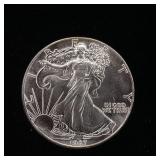 1987 Silver Eagle - 99.9% pure silver One Troy Ounce  - Like new uncirculated! TAX EXEMPT  Bright and detailed