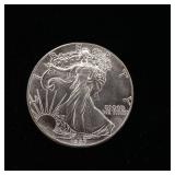 1987 Silver Eagle - 99.9% pure silver One Troy Ounce  - Like new uncirculated! TAX EXEMPT  Bright and detailed