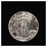 1987 Silver Eagle - 99.9% pure silver One Troy Ounce  - Like new uncirculated! TAX EXEMPT  Bright and detailed