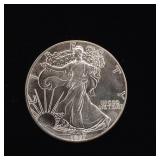 1987 Silver Eagle - 99.9% pure silver One Troy Ounce  - Like new uncirculated! TAX EXEMPT  Bright and detailed