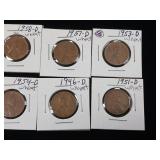 Lot of Wheat Pennies mixed years  Made in USA  Tax Exempt